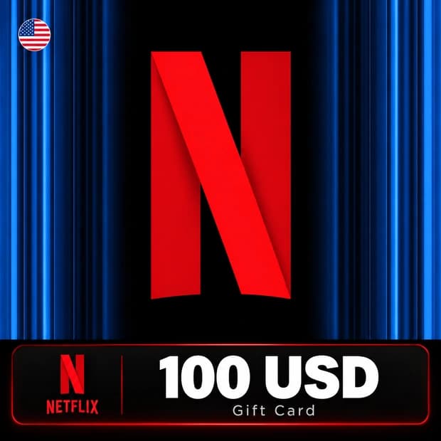 Netflix Gift Card 100 USD - USA cover art