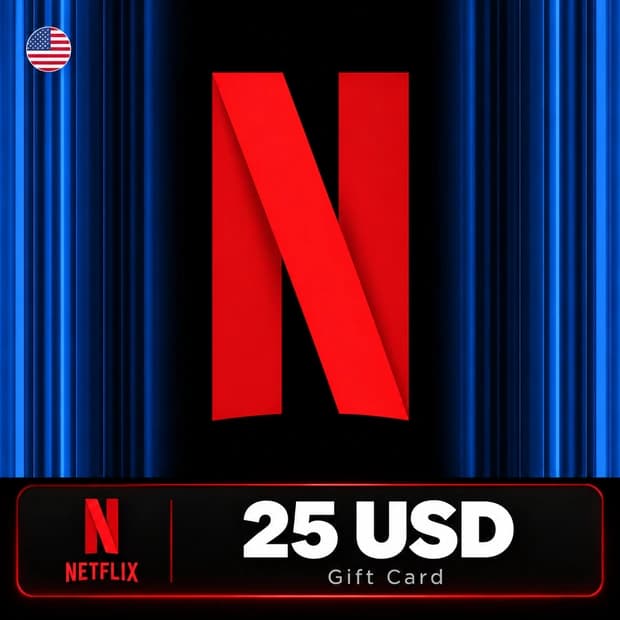 Netflix Gift Card 25 USD - USA cover art
