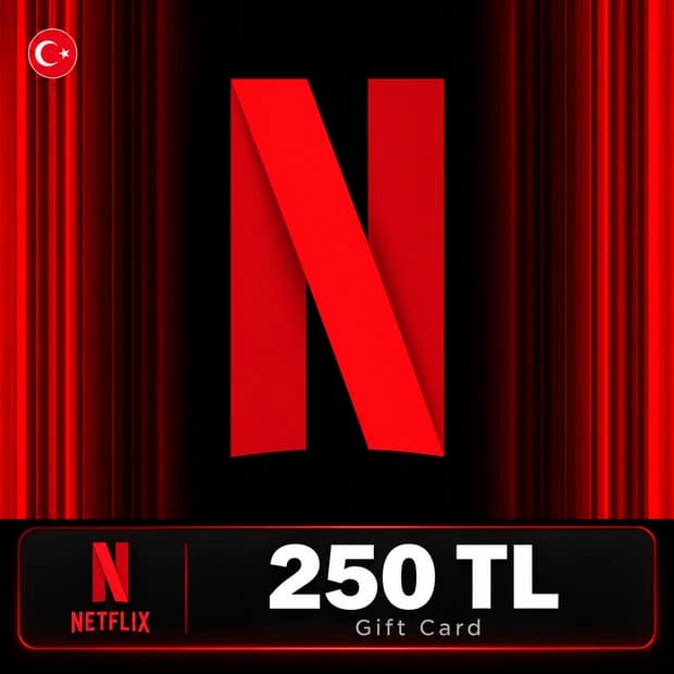 Netflix Gift Card 250 TL - Turkey cover art