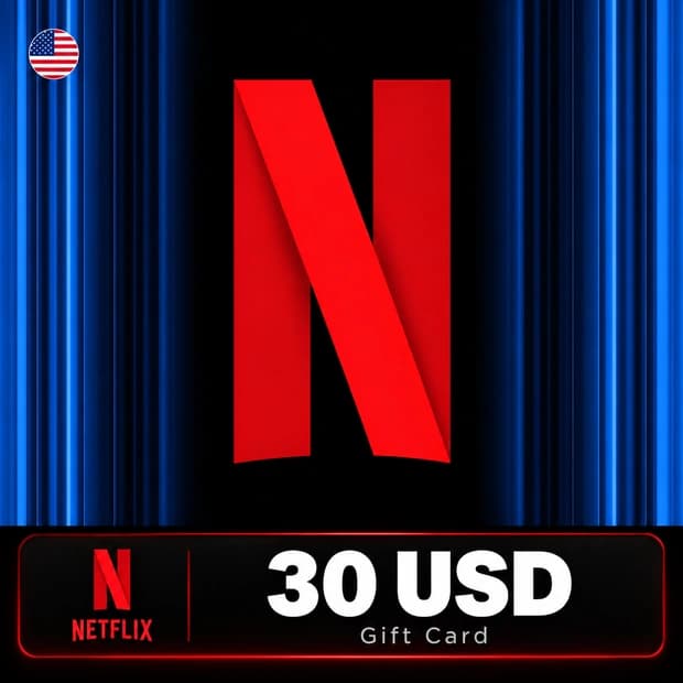 Netflix Gift Card 30 USD - USA cover art