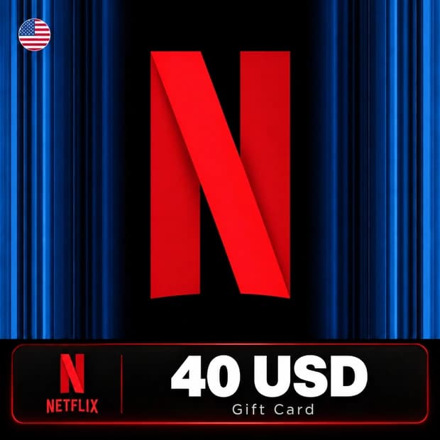 Netflix Gift Card 40 USD - USA cover art