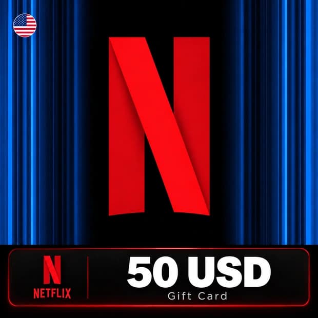 Netflix Gift Card 50 USD - USA cover art