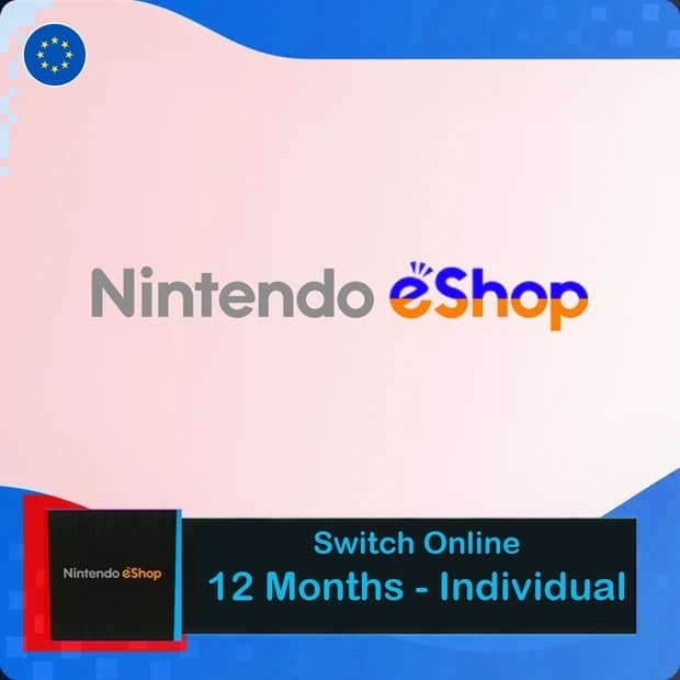 Nintendo eShop 12 Months Membership - Europe cover art