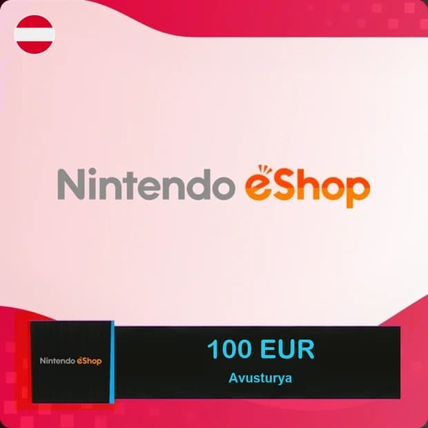 Nintendo Gift Card 100 EUR - Avusturya kapak görseli