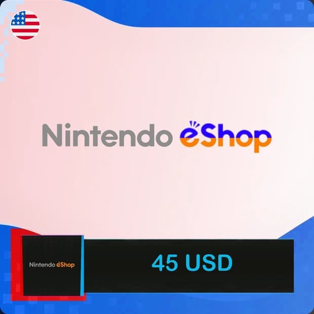 Nintendo Gift Card 45 USD - USA cover art
