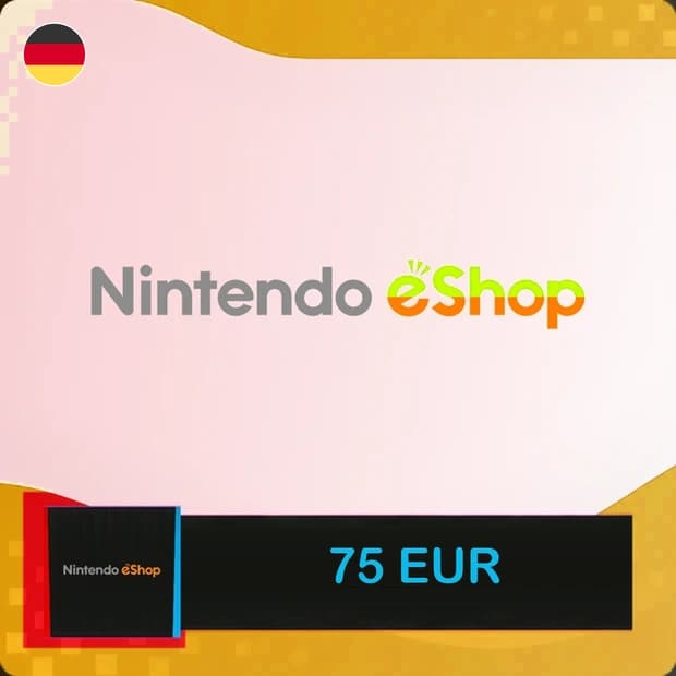 Nintendo Gift Card 75 EUR - Germany cover art
