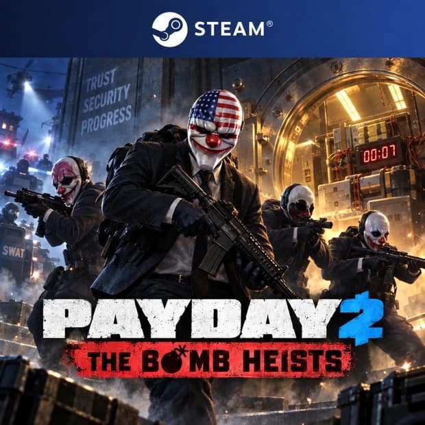 PAYDAY 2: The Bomb Heists kapak görseli