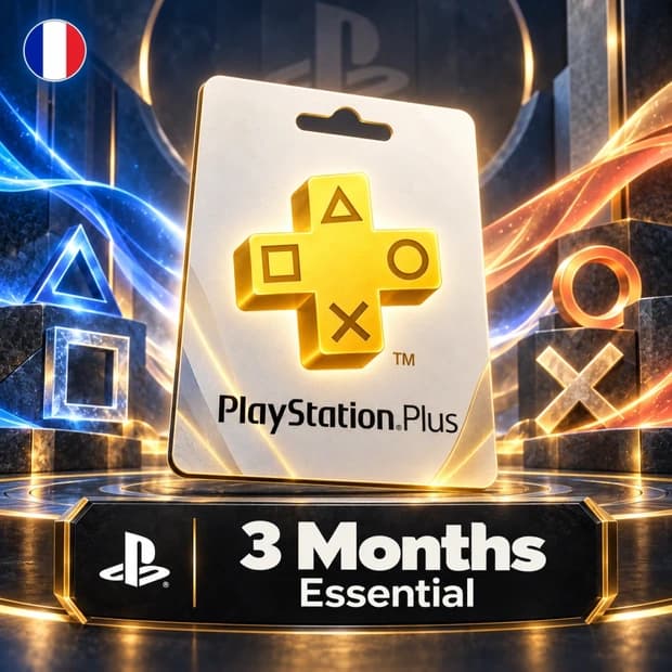 PlayStation Plus Essential 3 Months (France) cover art