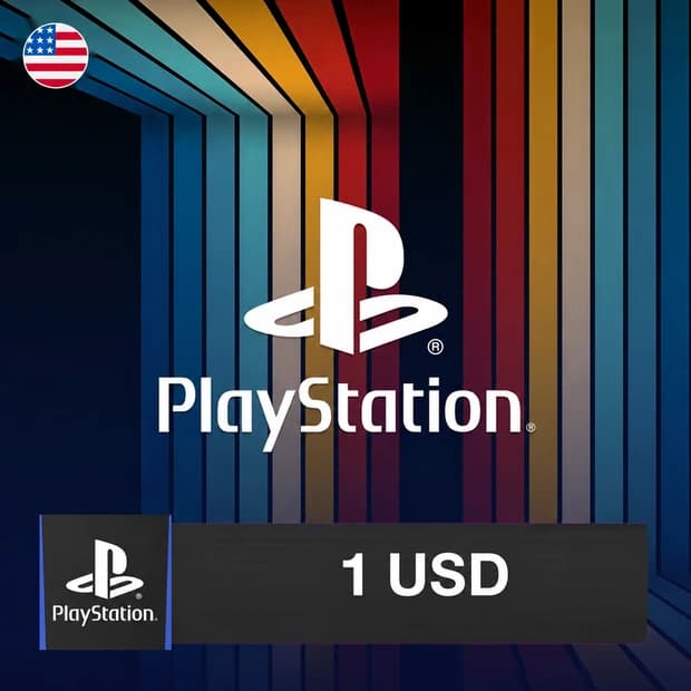 PlayStation Store 1 USD Gift Card - USA cover art