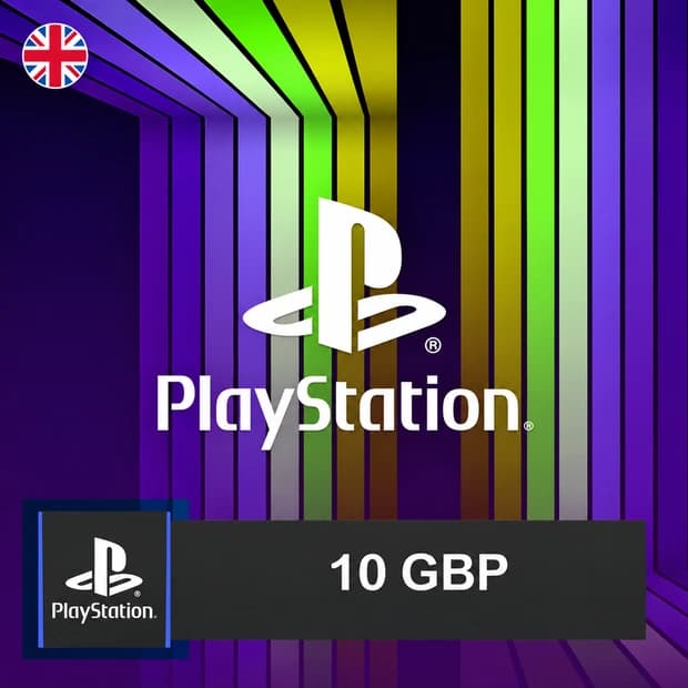 PlayStation Store 10 GBP Gift Card - United Kingdom cover art