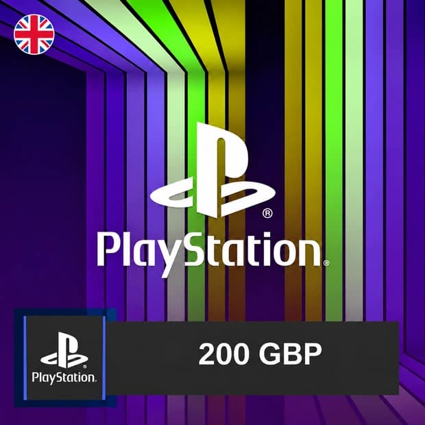 PlayStation Store 200 GBP Gift Card - United Kingdom cover art