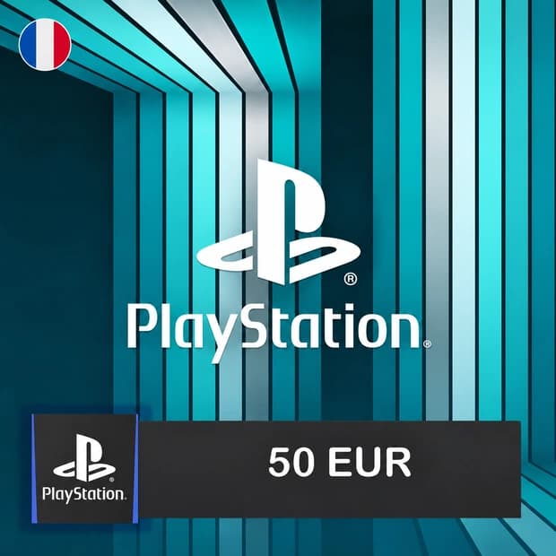 PlayStation Store 50 EUR Hediye Kartı - Fransa kapak görseli