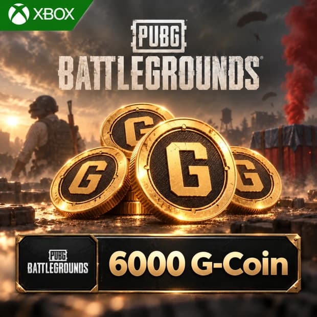 PUBG: Battlegrounds 6,000 G-Coin (Xbox) cover art