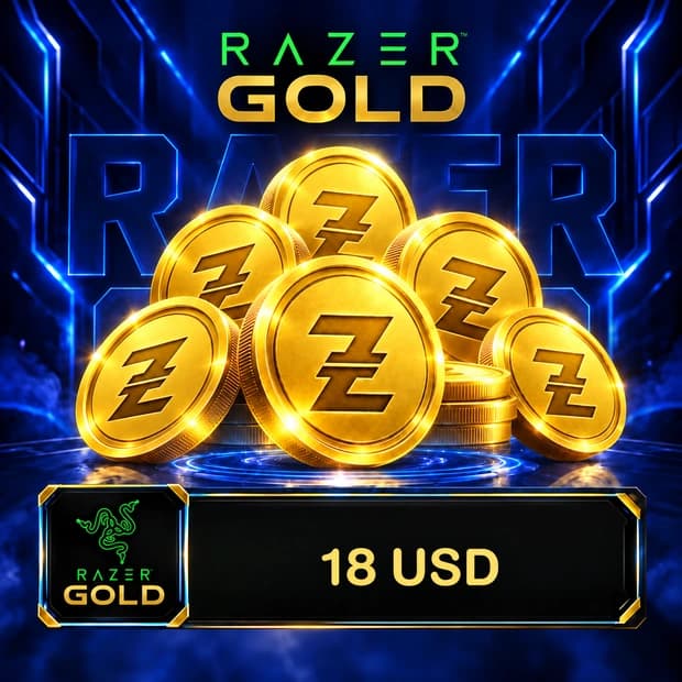 Razer Gold 18 USD cover art