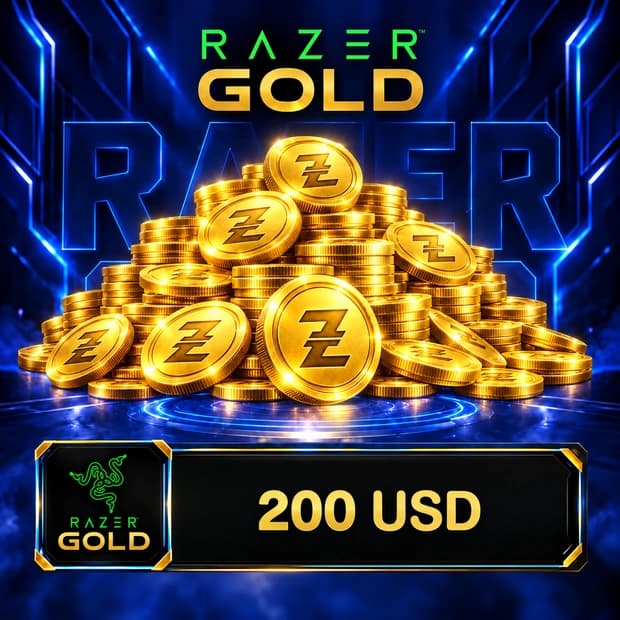 Razer Gold 200 USD kapak görseli