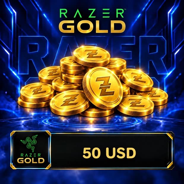 Razer Gold 50 USD kapak görseli
