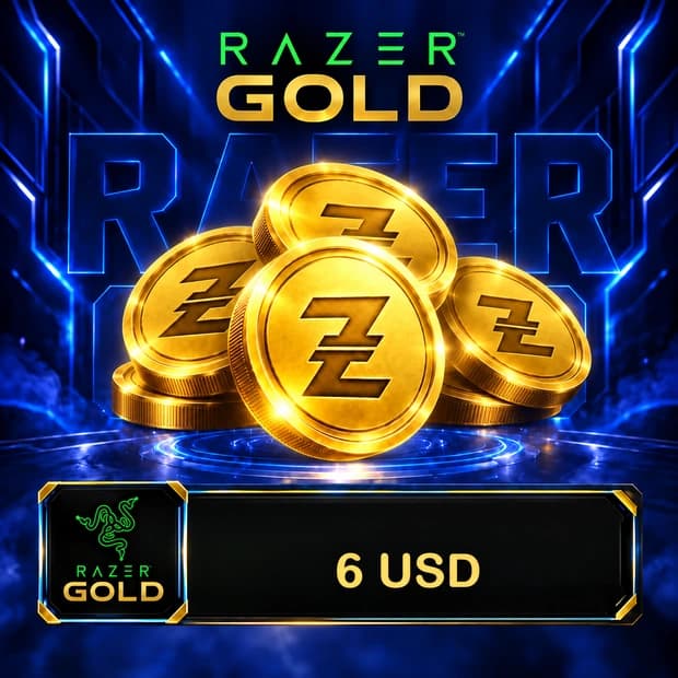 Razer Gold 6 USD cover art