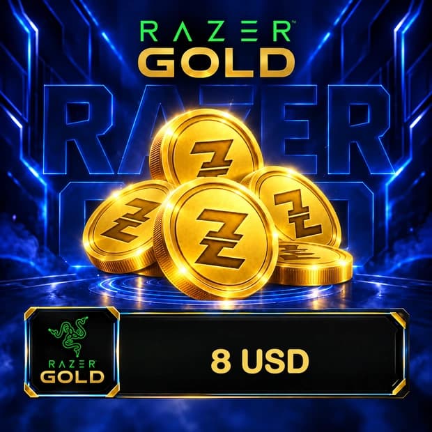 Razer Gold 8 USD cover art