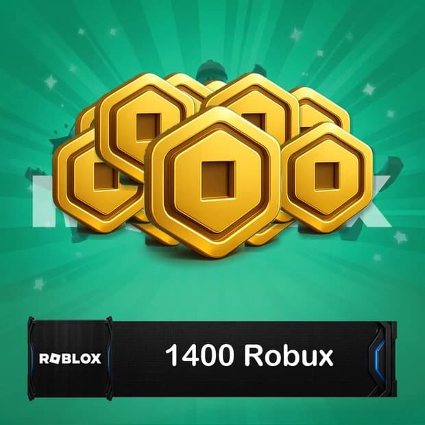 Roblox 1,400 Robux cover art