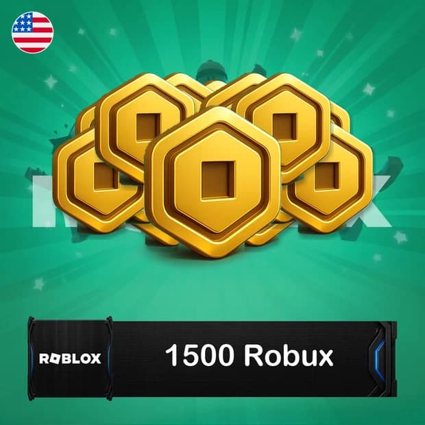 Roblox 1,500 Robux - USA cover art
