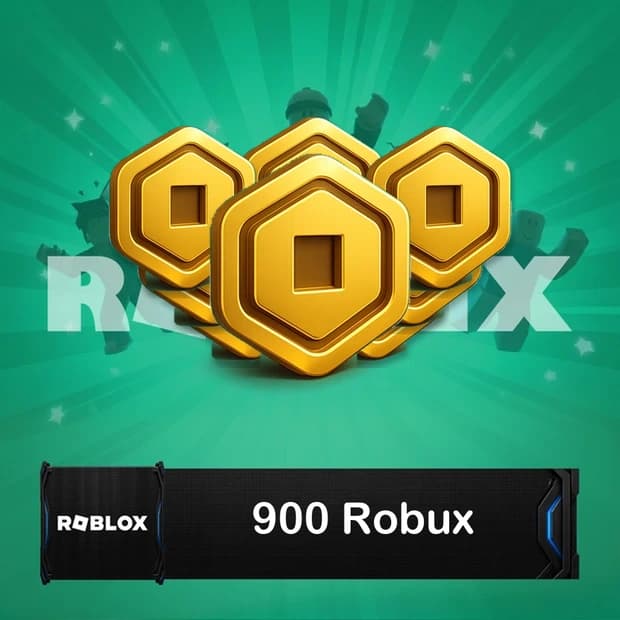 Roblox 900 Robux kapak görseli