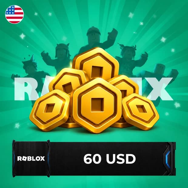Roblox Robux 60 USD - ABD kapak görseli