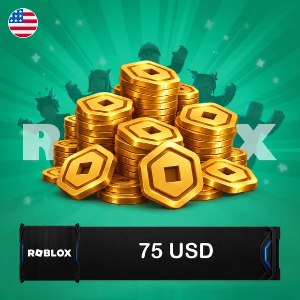 Roblox Robux 75 USD - ABD kapak görseli
