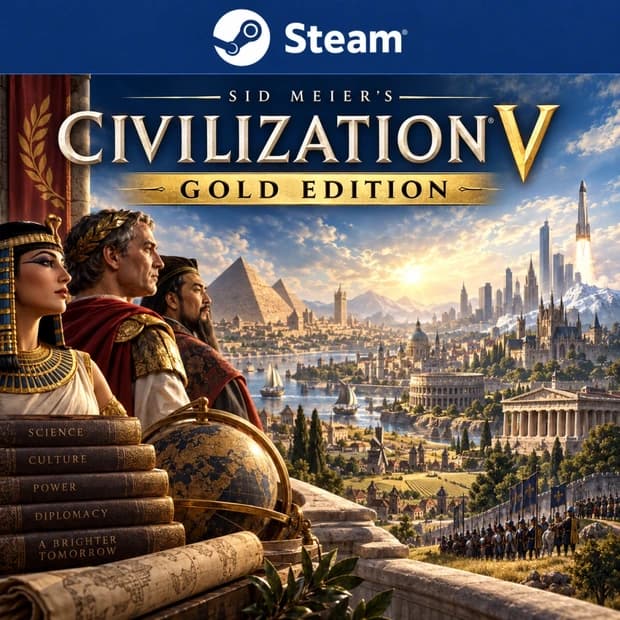 Sid Meier's Civilization V Gold Edition cover art