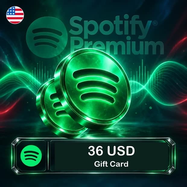 Spotify Premium 36 USD Gift Card - USA cover art