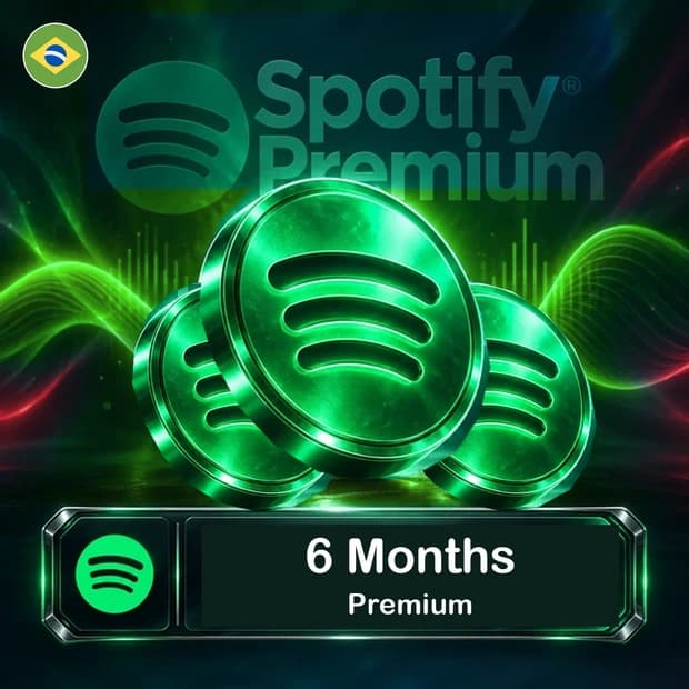 Spotify Premium 6 Month Subscription - Brazil cover art