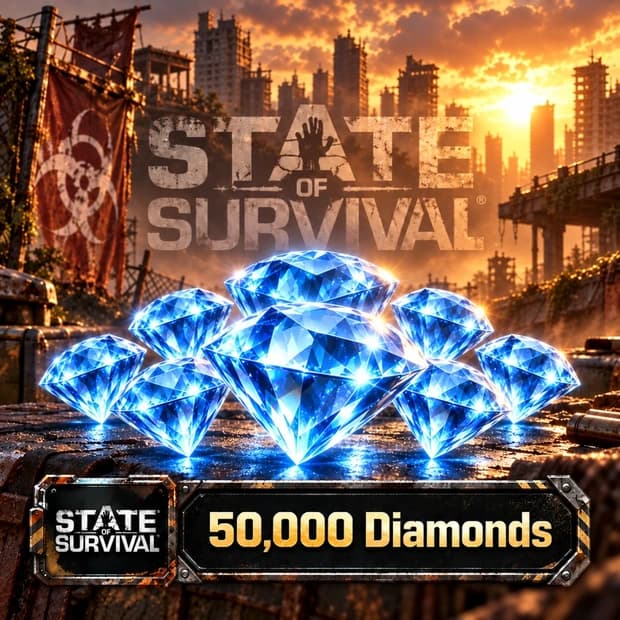 State of Survival 50.000 Elmas kapak görseli