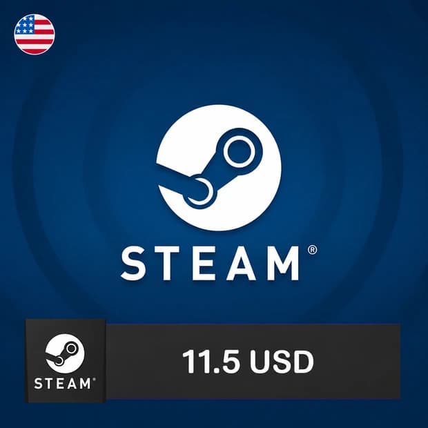 Steam Wallet Code 11.5 USD - USA cover art