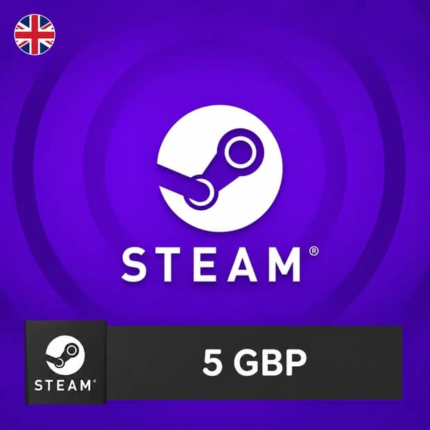 Steam Wallet Code 5 GBP - United Kingdom cover art