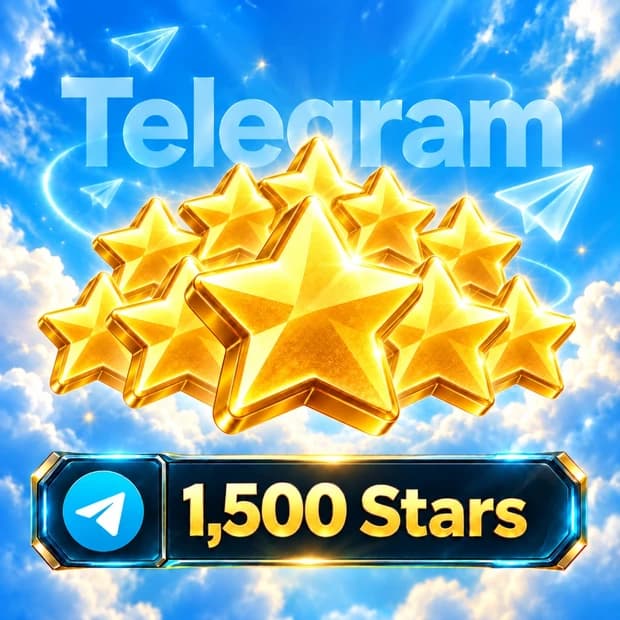 Telegram 1,500 Stars cover art