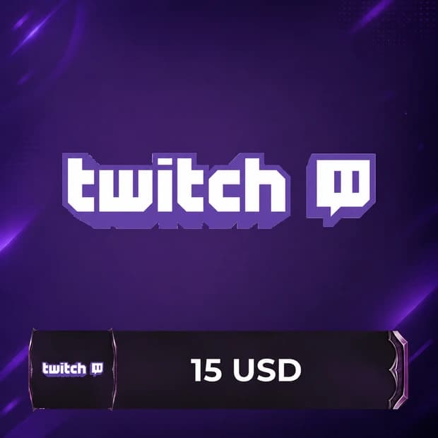 Twitch Gift Card 15 USD