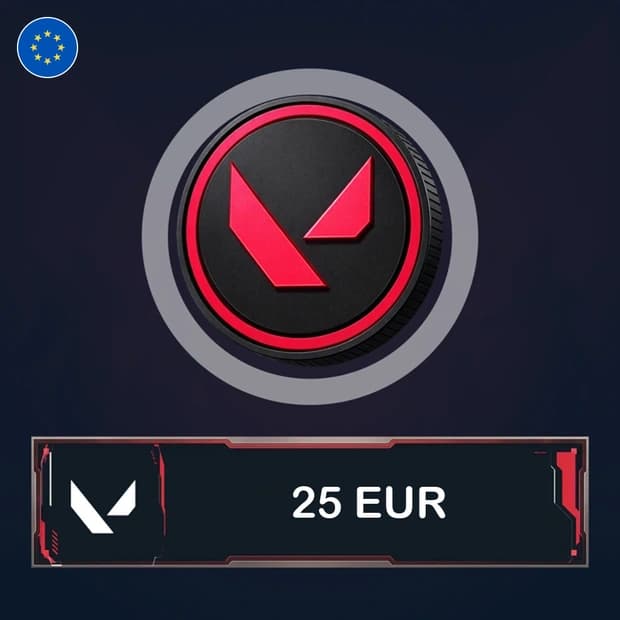 Valorant 25 EUR VP Code - Europe cover art