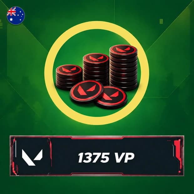 Valorant 1,375 VP - Australia cover art