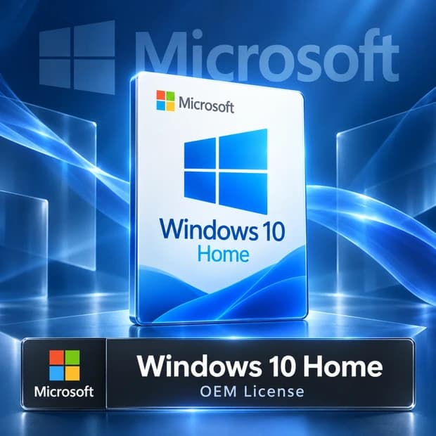 Windows 10 Home OEM License Key cover art