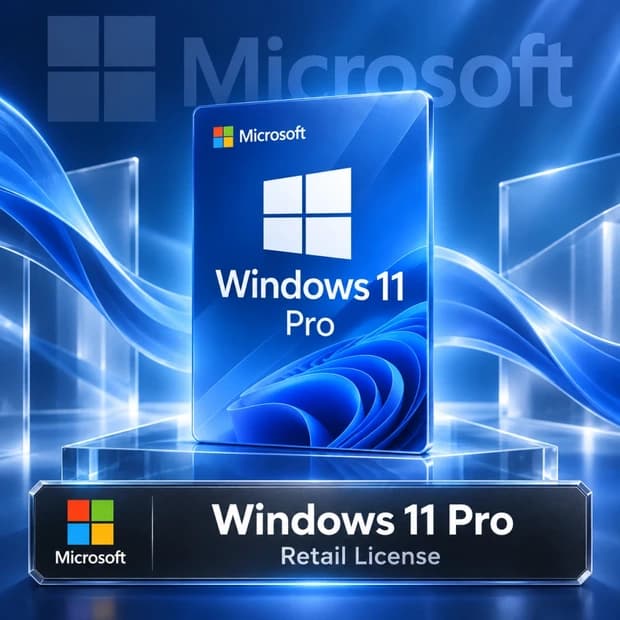 Windows 11 Professional Retail License Key cover art