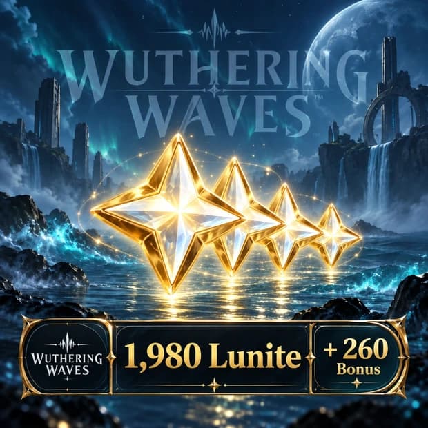 Wuthering Waves 2,240 Lunite cover art