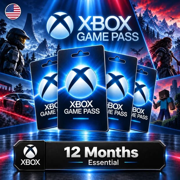 Xbox Game Pass Essential 12 Months - USA cover art