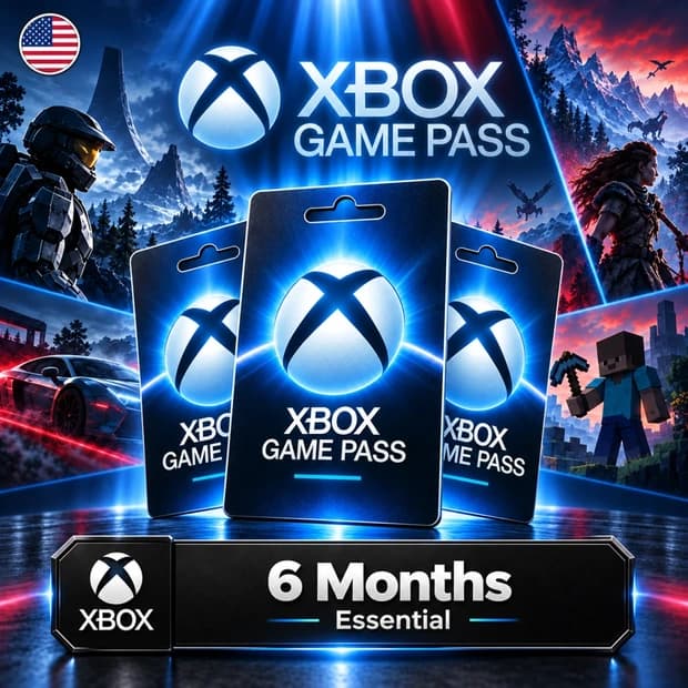 Xbox Game Pass Essential 6 Months - USA cover art