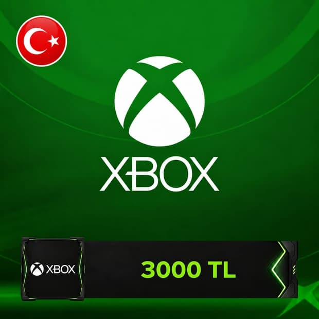 Xbox Live Gift Card 3,000 TL cover art