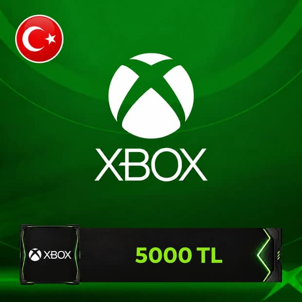 Xbox Live Gift Card 5.000 TL kapak görseli