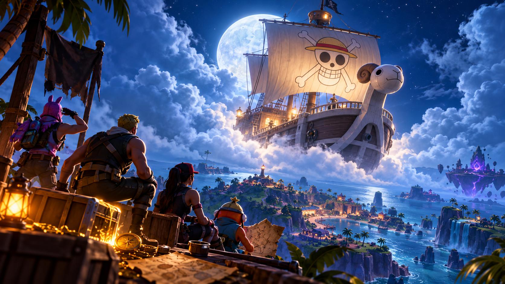 Fortnite Teaser Featuring the Going Merry Confirms One Piece Collaboration article cover